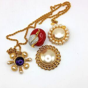 KJL Kenneth Lane COLLECTION Brooches Pendants Chain
